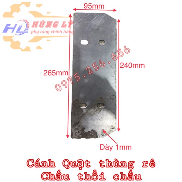 Cánh Quạt thùng rê Chấu thổi chấu phụ tùng hùng lỳ