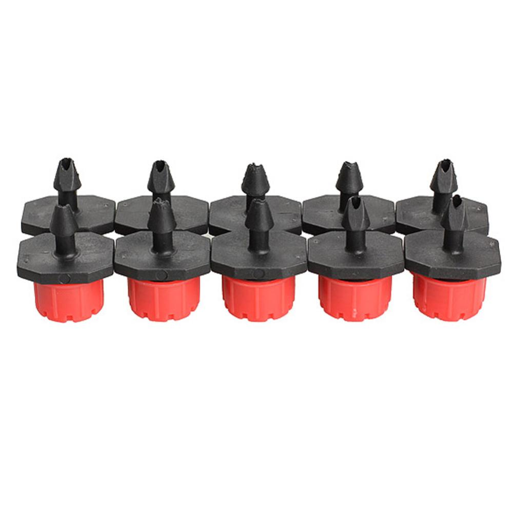100 cái 1/4 inch đầu nhỏ giọt điều chỉnh được nhỏ giọt đầu nước nhỏ giọt
