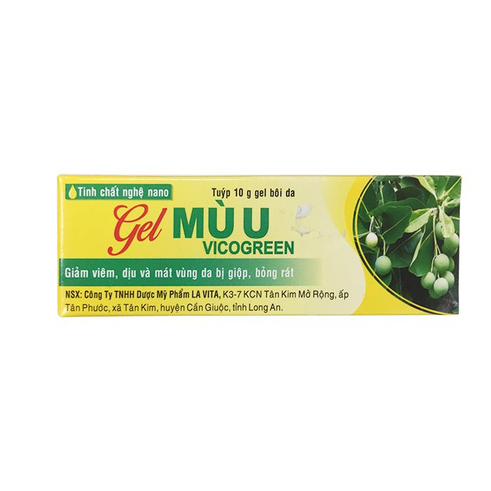 [shipnhanh] GEL MÙ U, BÔI PHỎNG VICOGREEN (cam kết chính hãng 1 đổi 1)