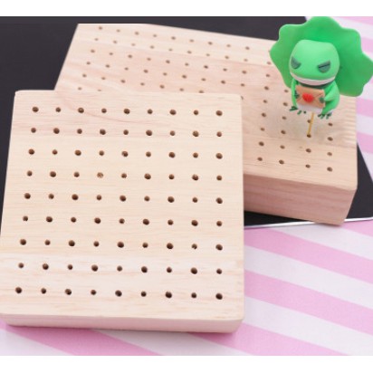 ĐẾ GỖ CẮM TƯỢNG ĐẤT SÉT VÒNG TRÒN CHO ĐẤT SÉT NHẬT THÁI, POLYMER CLAY