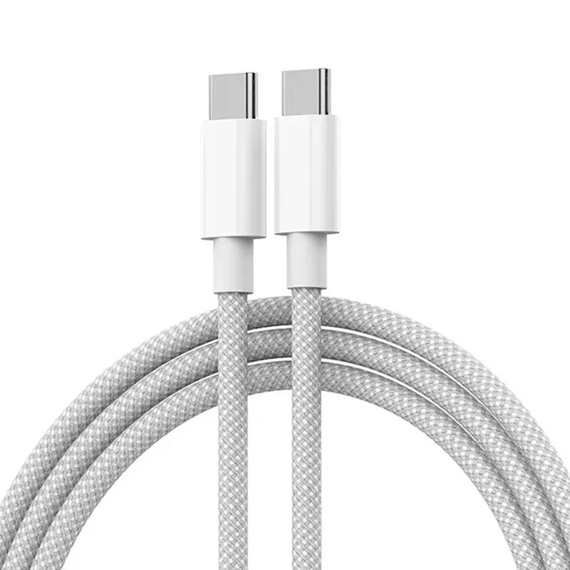 The New 2023 Data Cable Braided Pattern Fast Charging Cable For iPhone 15 Pro Max Samsung HUAWEI PD Data Cable type-c-type-c 60W Fast Charging Data Cable
