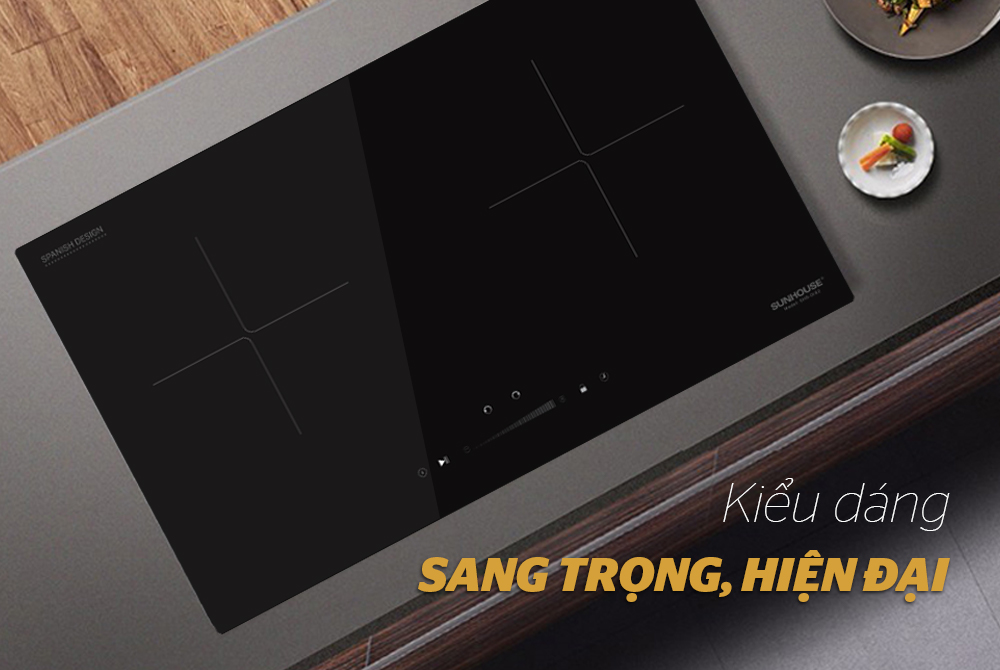 Bếp Từ Đôi Cao Cấp SUNHOUSE DI02