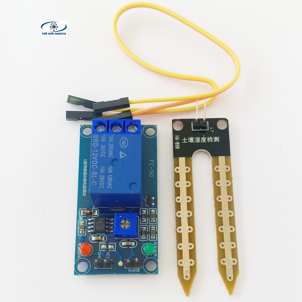 Cảm biến độ ẩm đất kèm relay