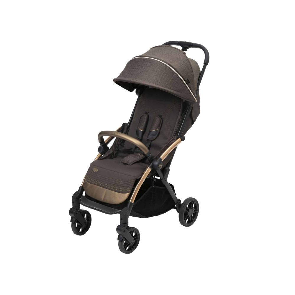 CHICCO GOODY XPLUS STROLLER-BRONZE LIZARD RELUX รถเข็นเด็กอัตโนมัติ สำหรับเด็กแรกเกิด-22kg พับง่าย