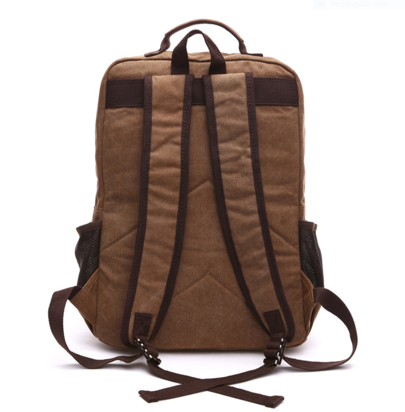Balo nam vải canvas cao cấp phong cách mới 15,6"