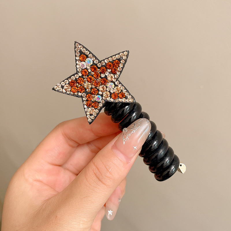 Star Hair Ties for Women Japanese Korean Fashion New Temperament Beautiful High
