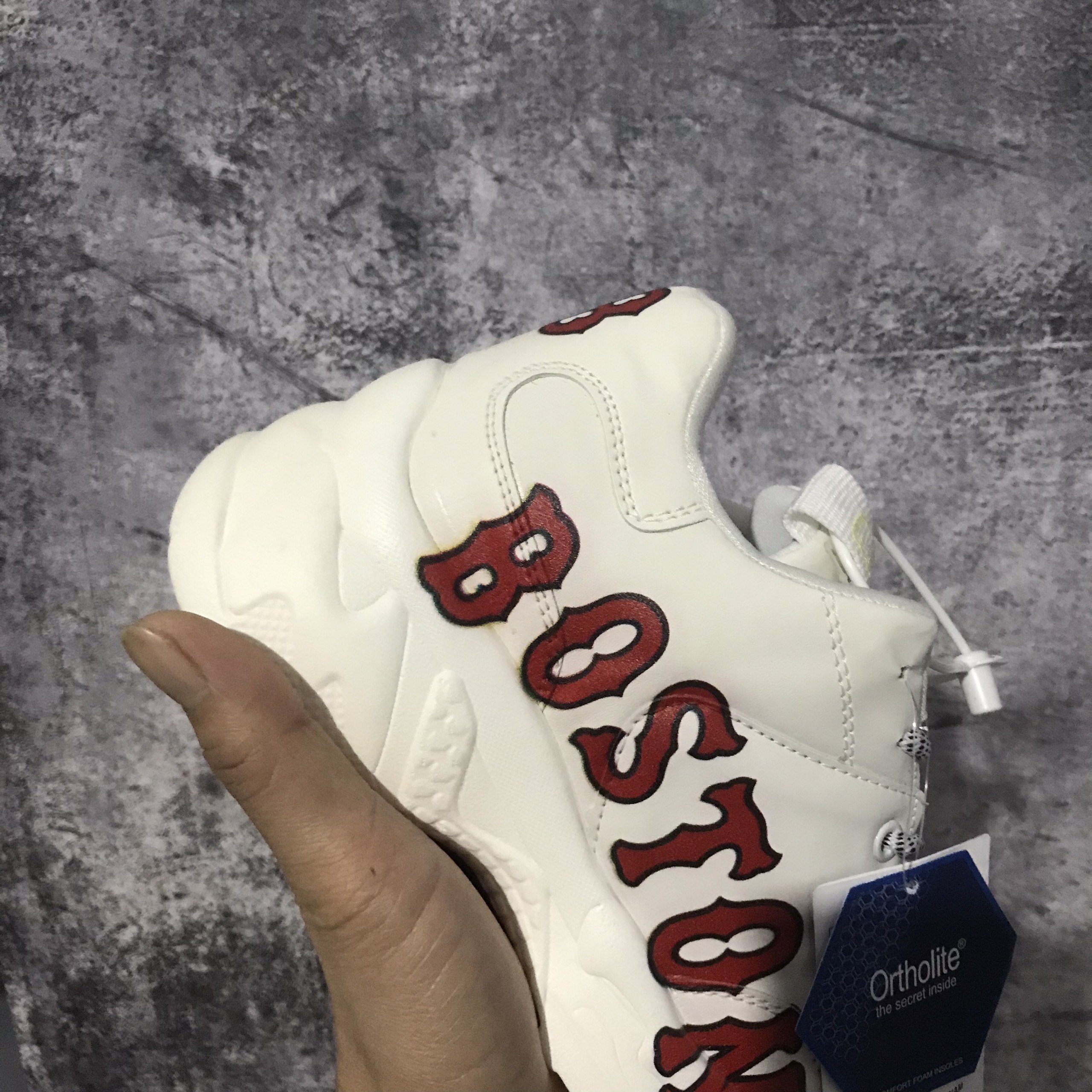 [FULL BOX+ BILL] Giày Sneaker MLB Boston tăng chiều cao 5cm
