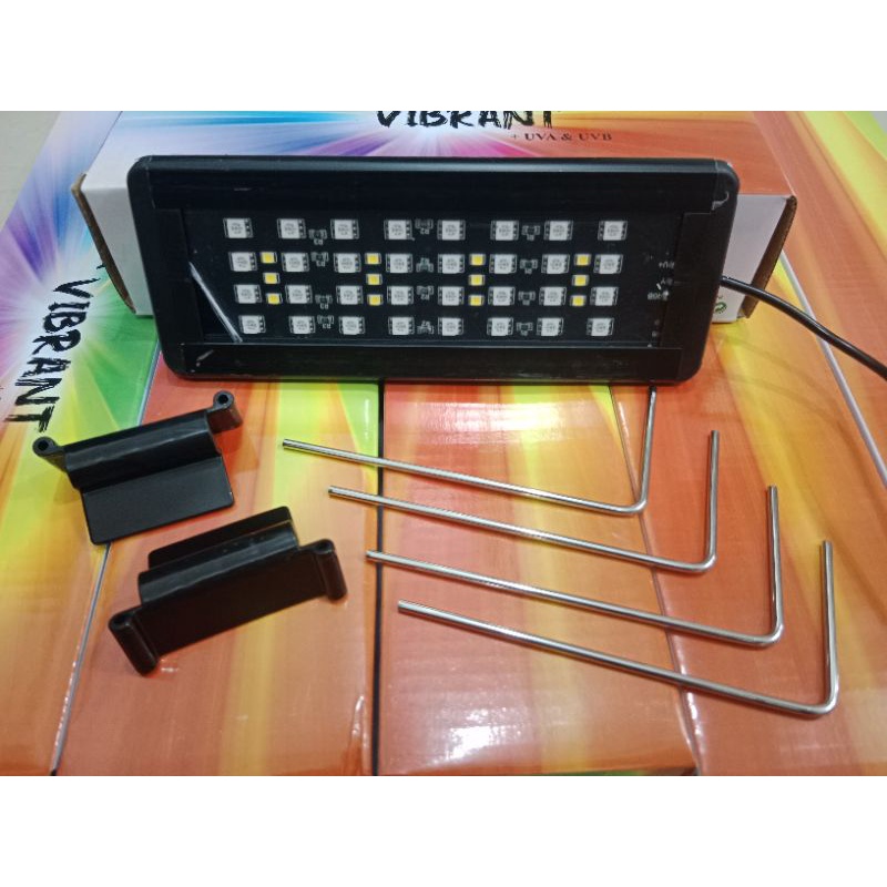 Lampu Led Atas Aquarium Aquascape KANDILA VIBRANT + UVA & UVB V 300