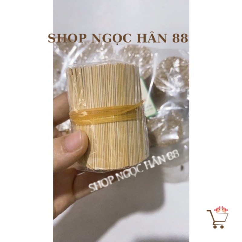 1 Bó tăm tre - tăm xỉa răng bằng cật giang 80g/gói tăm VIP