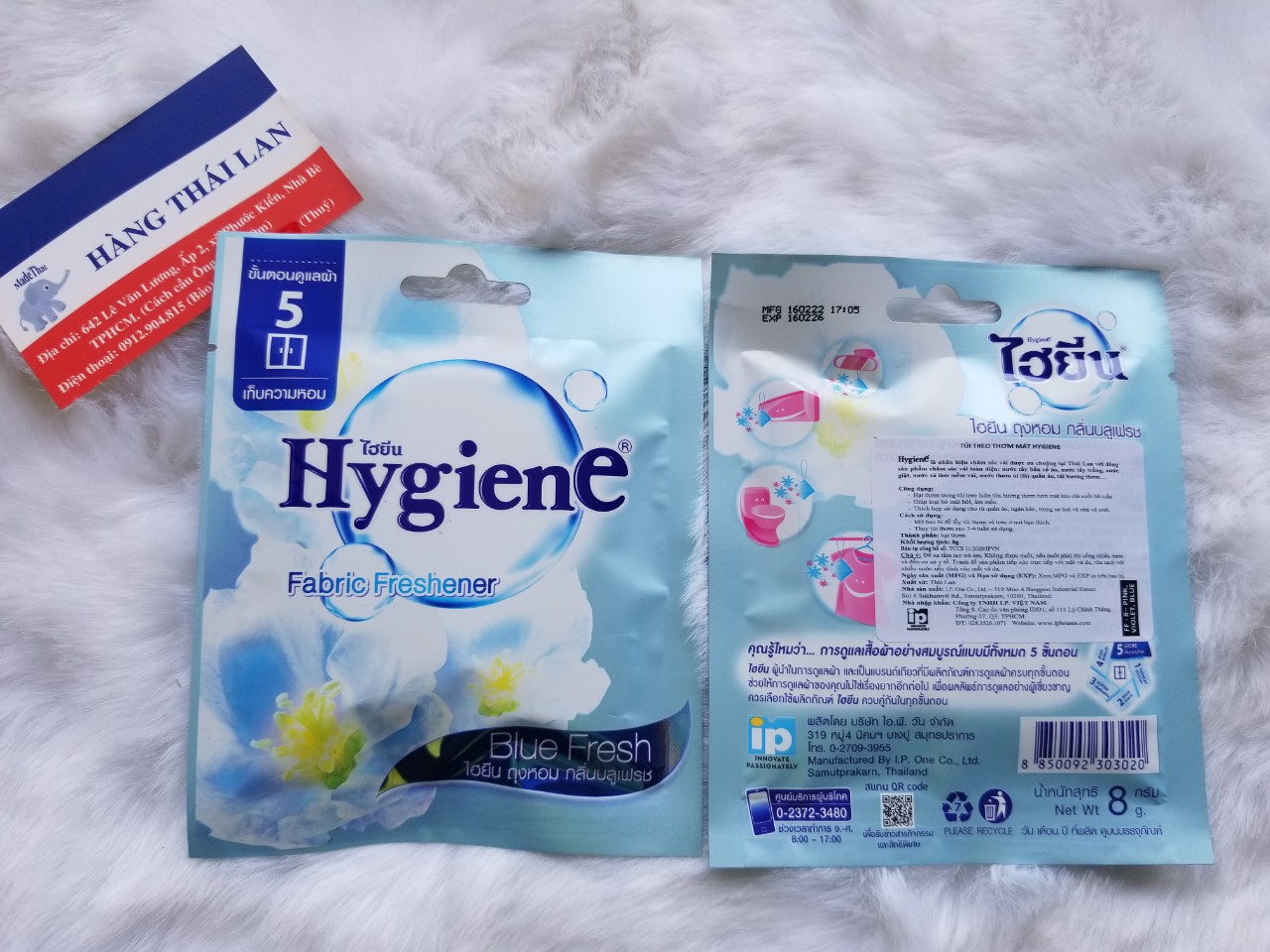 Túi Thơm Hygiene Thái Lan nhiều mùi thơm