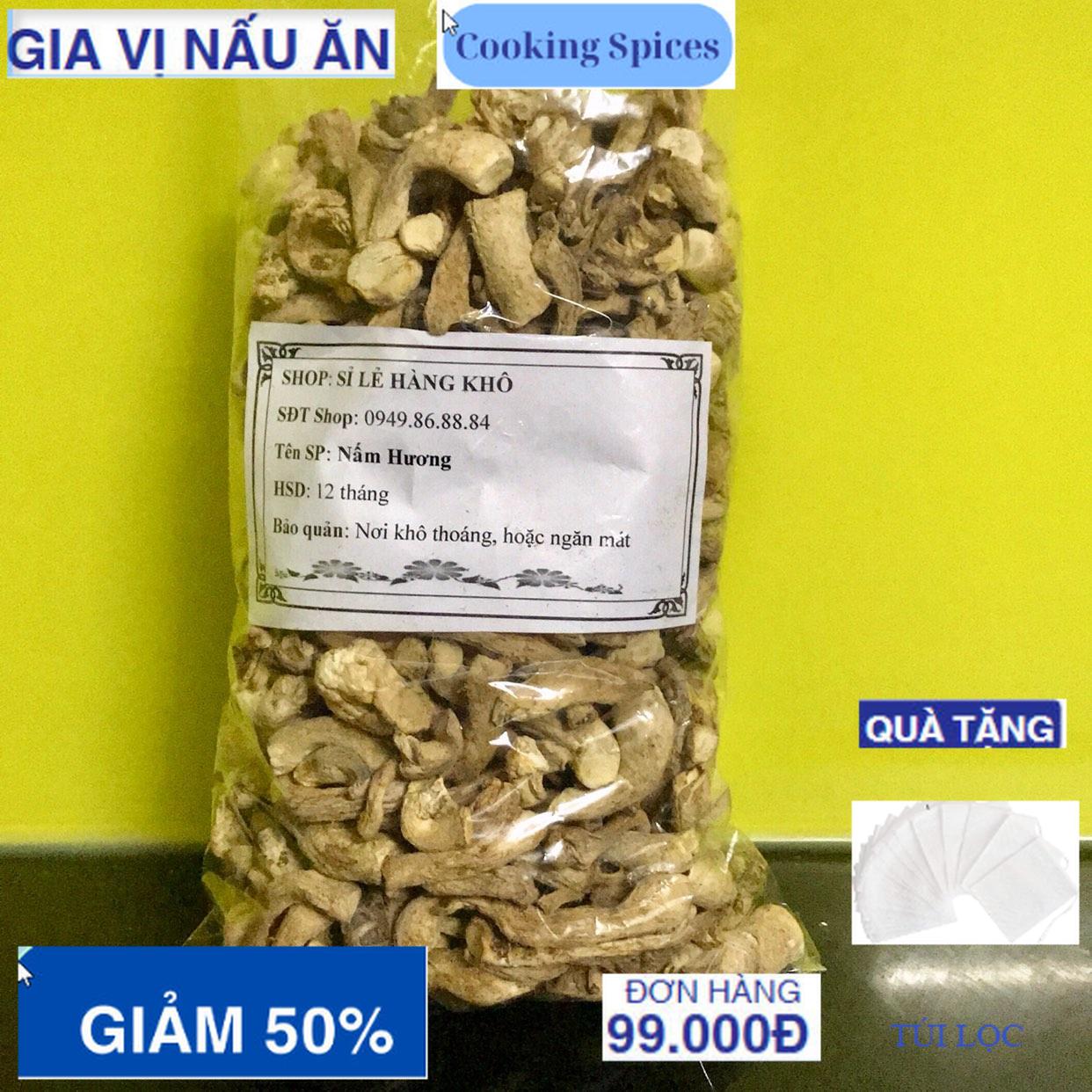 500gr Chân nấm hương loại dài nhiều thịt
