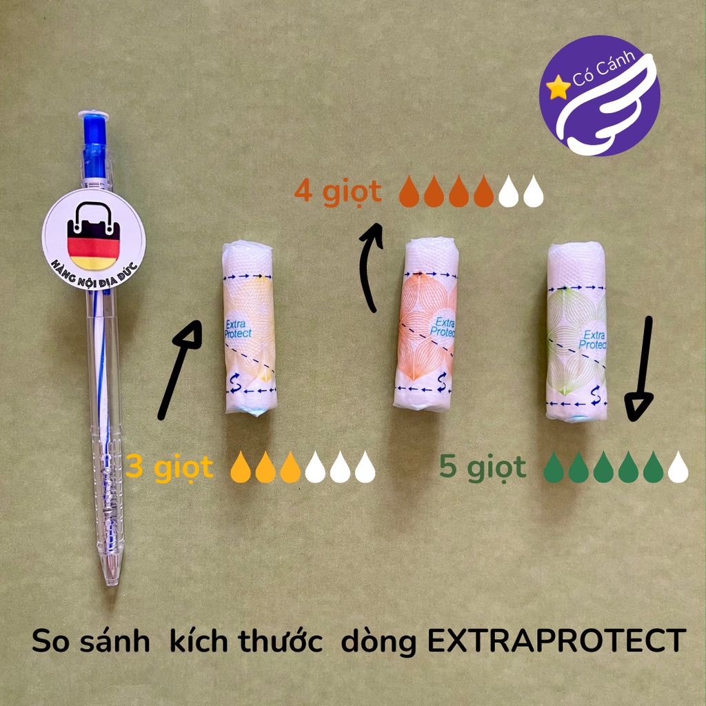 Tampon Ob cao cấp nội địa Đức nhiều lựa chọn và đủ size