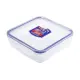 [SG Stock] [Bundle of 2] LocknLock PP Microwave Airtight Stackable Classic Food Container Square 600ML (HPL822*2). 