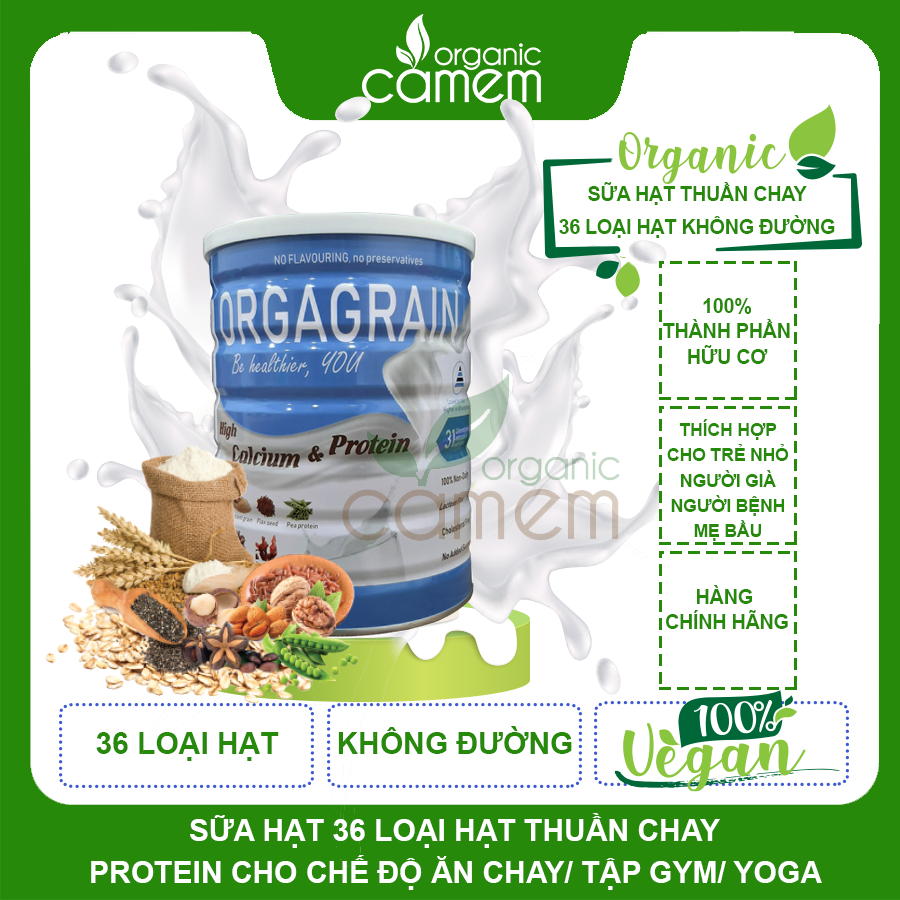 Sữa hạt Orgagrain, Sữa 31 loại hạt không đường
