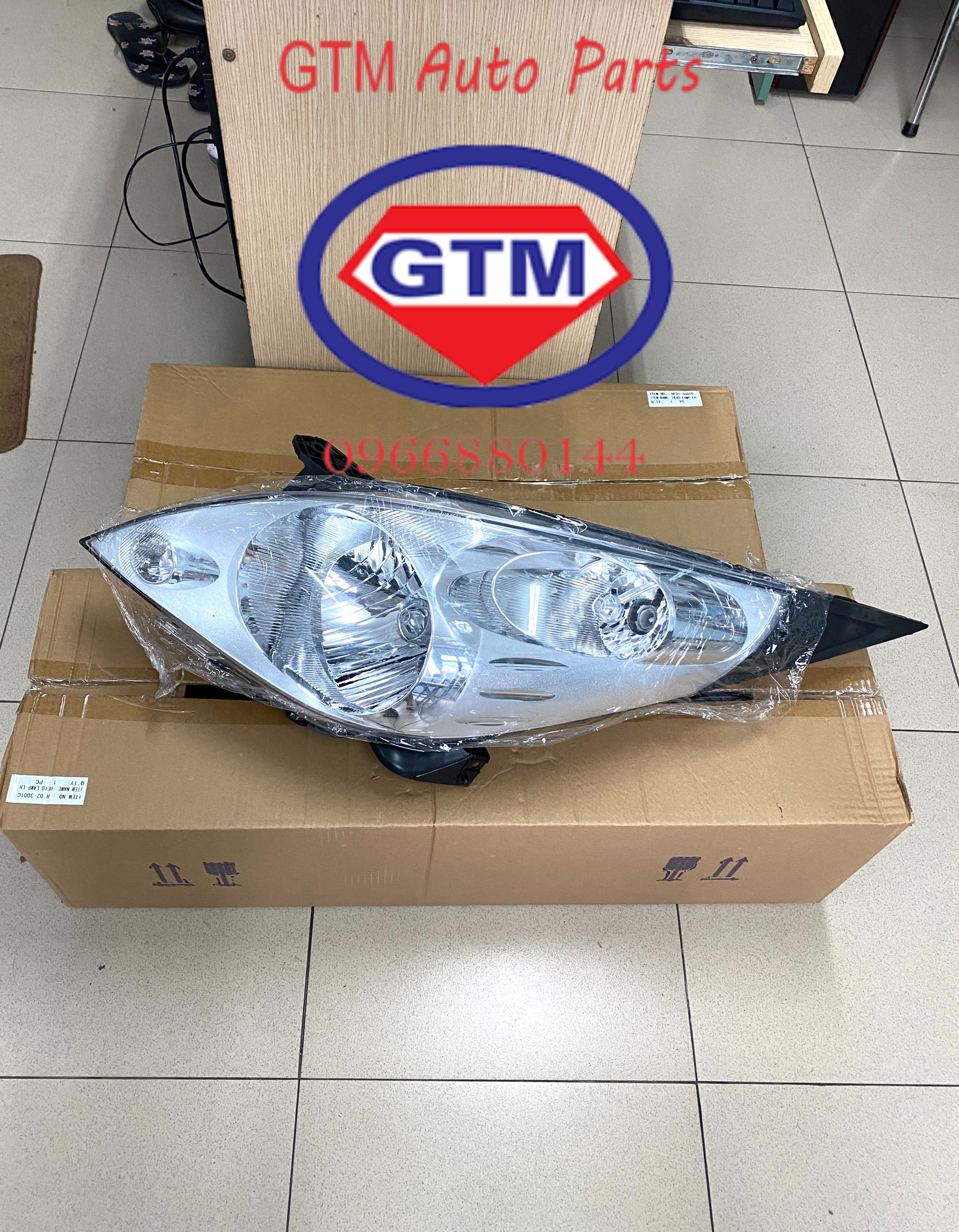 ĐÈN PHA MATIZ 4 - SPARK M300 Viền Trắng OEM