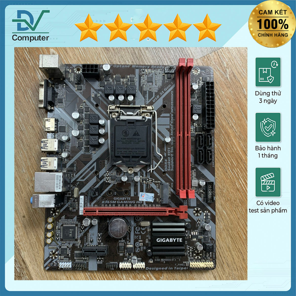 B365 M-Gaming HD Gigabyte đẹp BH 1 tháng