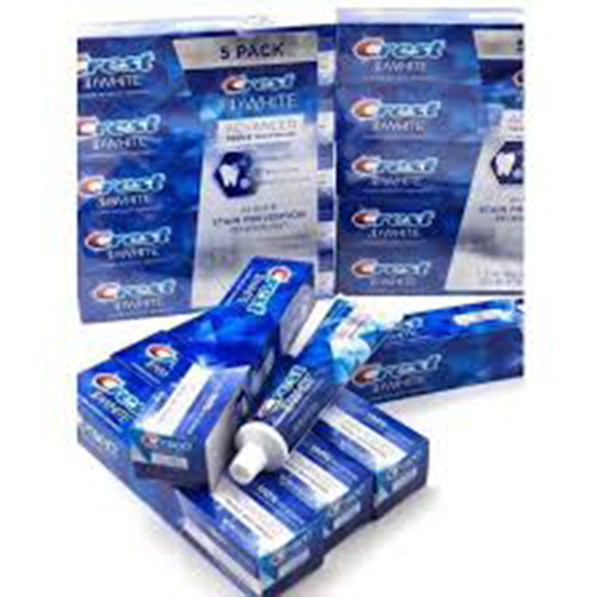 5 Tuýp Kem Đánh Răng Crest 3D White Advanced Triple Whitening (5 x 158g)