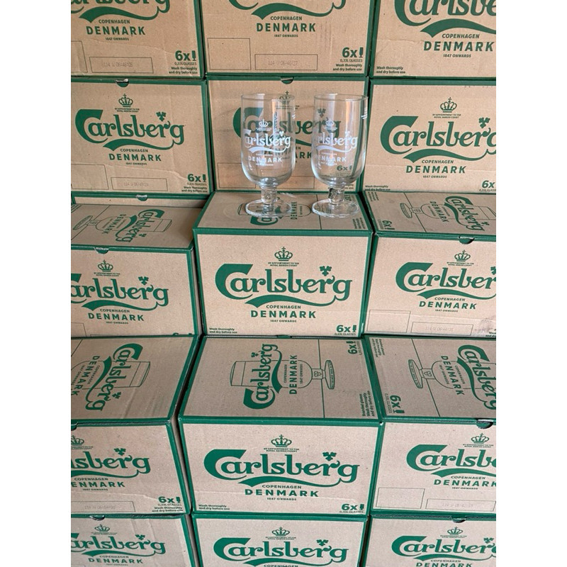 SET 6 LY BIA CARLSBERG 330ML