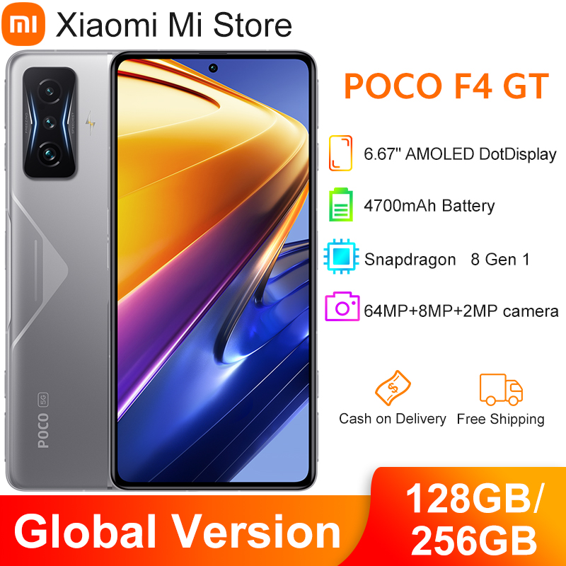 New product】POCO F4 GT 5G Smartphone Snapdragon 8 Gen 1 120Hz AMOLED  Display pop-up triggers 120W HyperCharge
