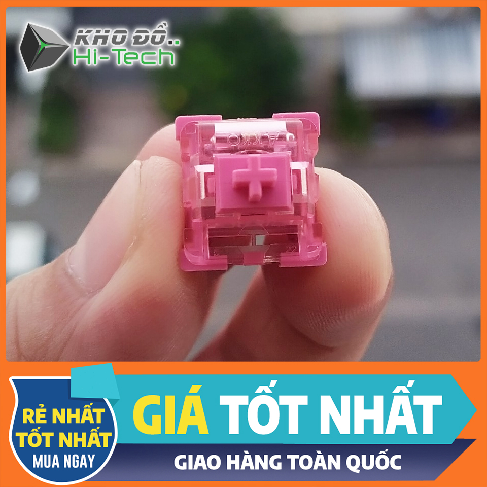 [Set lẻ] Switch Akko CS Rose Red đã lube cho bàn phím cơ