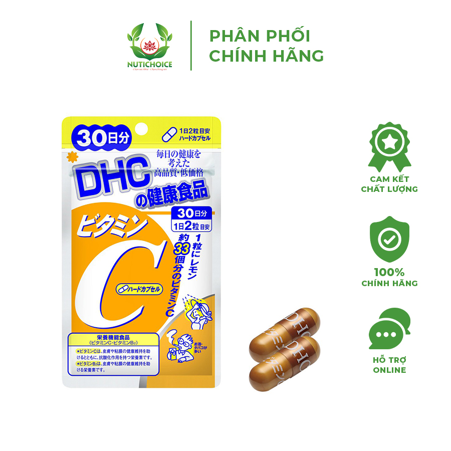 [HSD 12/2024] Thực phẩm bổ sung Vitamin C D.H.C Nhật Bản