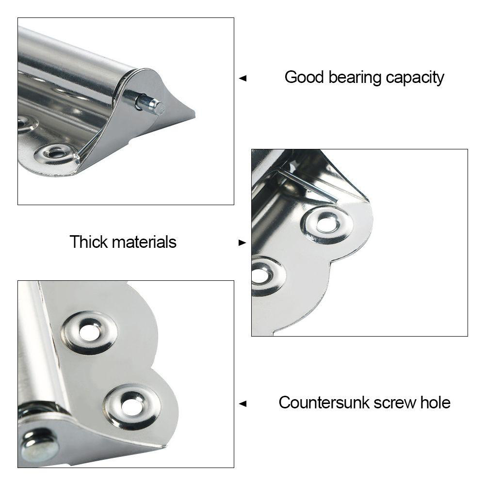 Stainless steel butterfly hinge door automatic door closer spring hinge return rebounder