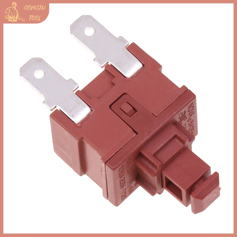 🔨 tool 1pc kan-l5 2pin self-locking key switch water heater vacuum cleaner switch 7.5a 250vac button power switch lock button key switch