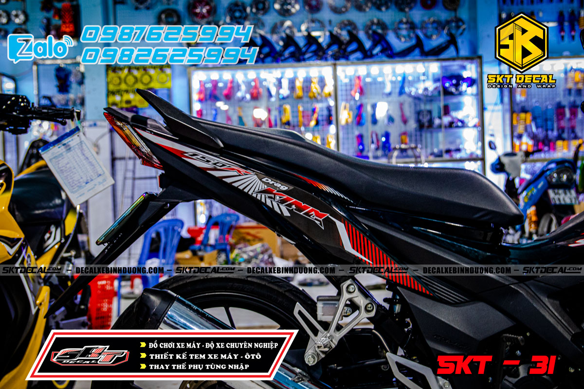 tem rời sonic đen trắng đỏ king drag 31