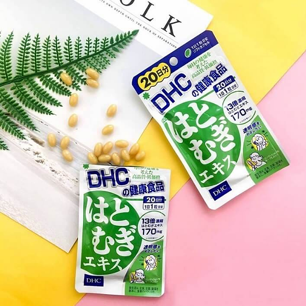 Viên uống trắng da DHC Nhật Bản Adlay Extract