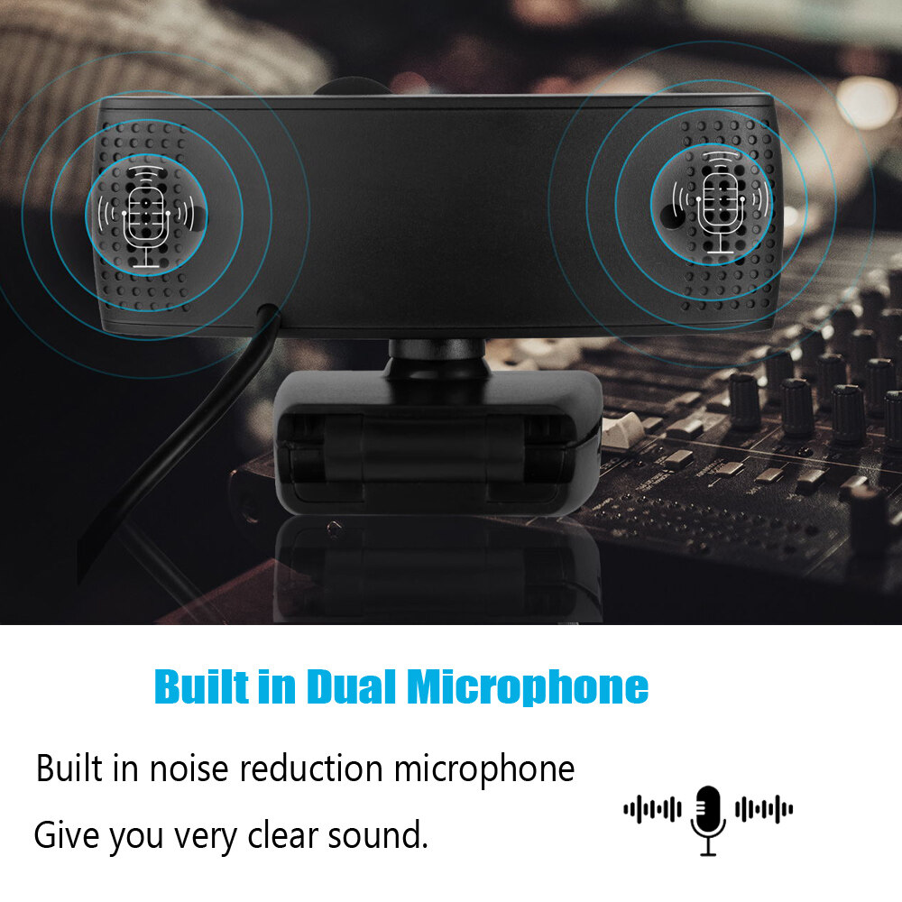 4K webcam full HD web camera with mic USB plug-in web camera for PC Mac laptop desktop