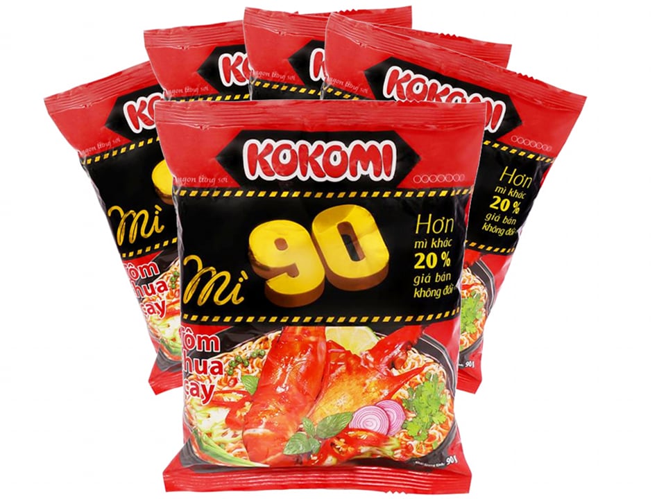 Mì Kokomi 90 tôm chua cay gói 90g