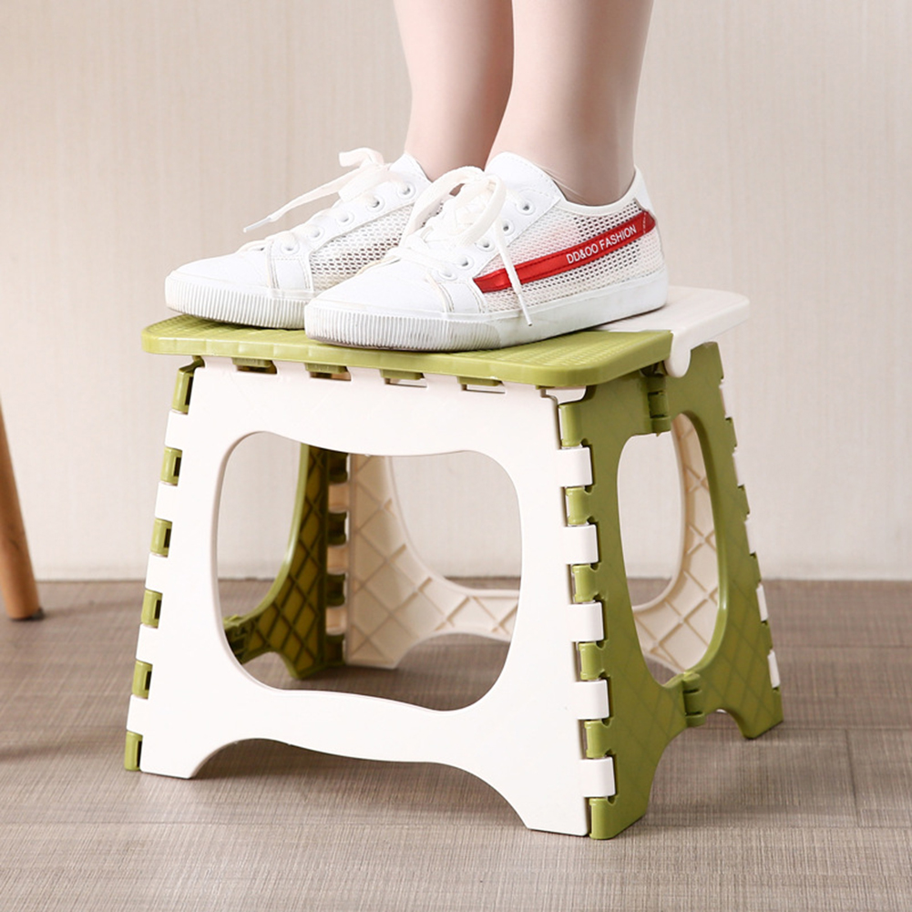 Foldable Plastic Multi-purpose Bathroom Stool Outdoor Camping Portable Chair