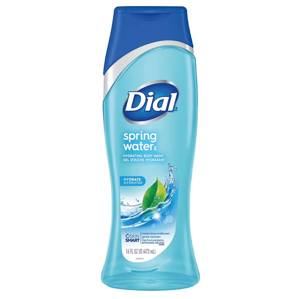 Sữa tắm cấp ẩm và diệt khuẩn Dial Spring Water 473ml
