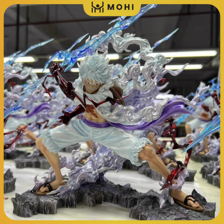 Mô hình OnePiece - Mô hình Luffy Gear 5 - Hiệu ứng sét đỏ
