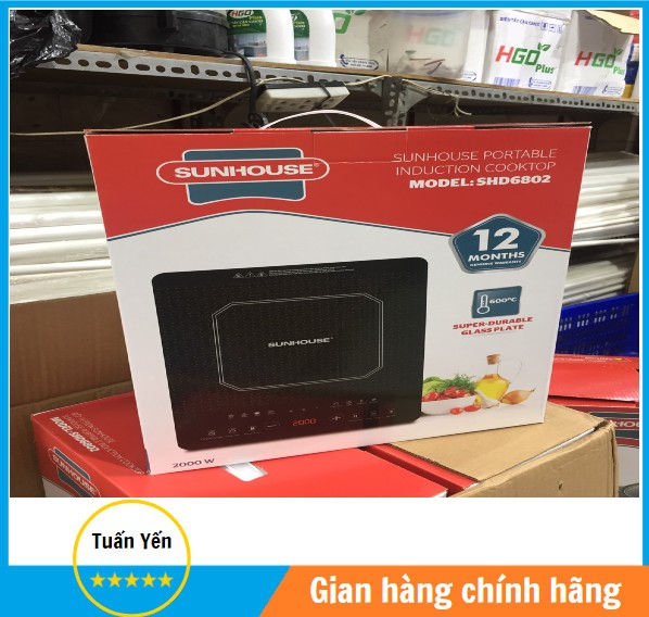 Bếp từ đơn sunhouse shd6802l hàng chính hãng