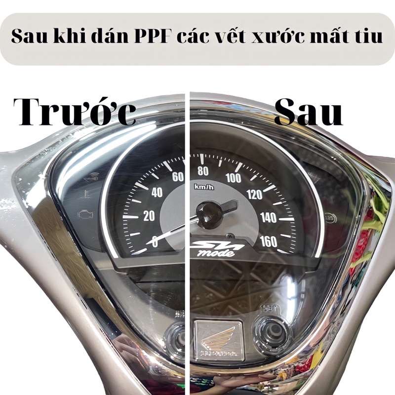 Miếng dán ppf bảo vệ mặt đồng xe Honda SCOOPY