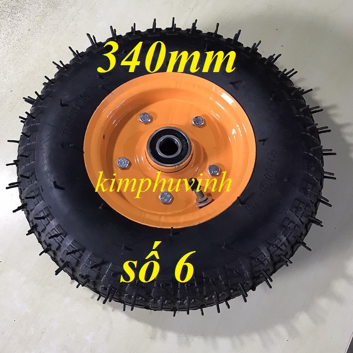 01 cái - bánh xe rùa 340mm - bánh xe đẩy số 6