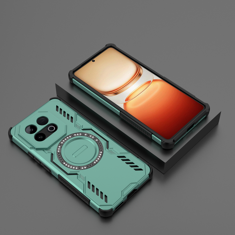 Vivo IQOO Z10 Turbo Magnetic Phone Case, Strong Magnetic Heat Dissipation Phone Case Cover for Vivo IQOO Z10 Turbo.