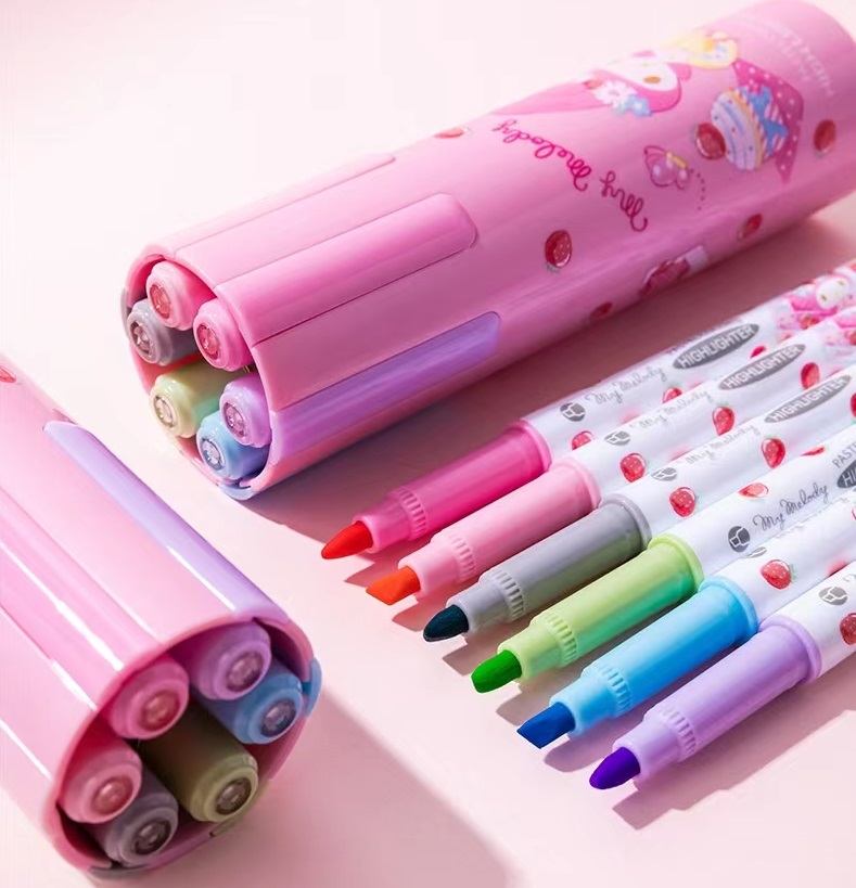 3%20Styles%20Cute%20Sanrio%20Highlighter%20Pen%20Set%20Mymelody%20Kuromi%20Cinnamoroll%20Markers%20Stationery%20Multifunction%20Highlighters%20With%20Stamp%20-%20Image%206