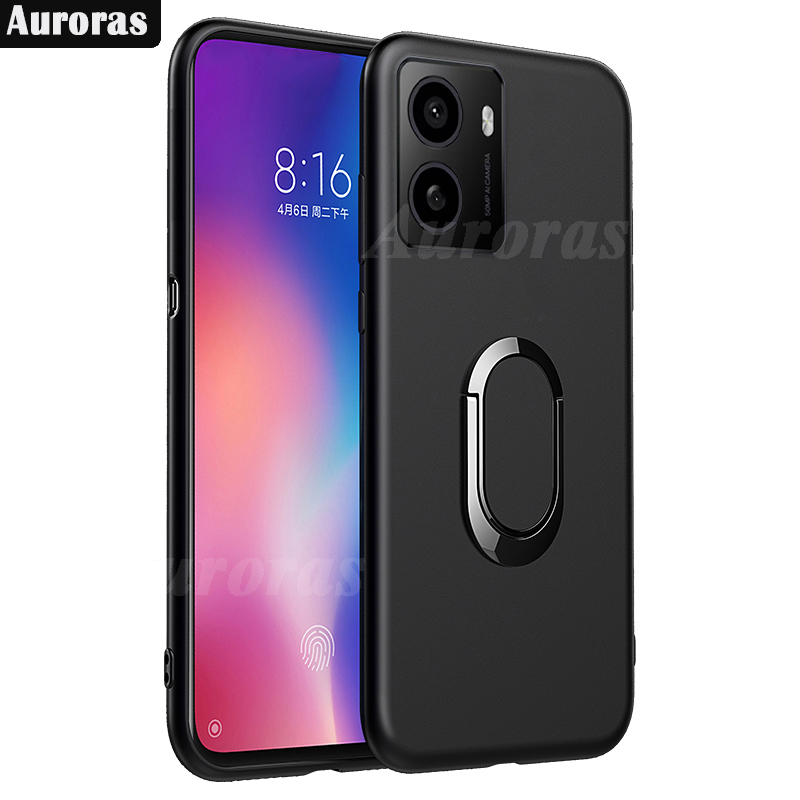 For Nokia HMD Pulse Pro Phone Case Soft Silicone Metal Ring Kickstand Bracket 360 Degree Rotation Car Holder for Nokia HMD Pulse Plus Cover Casing HP.