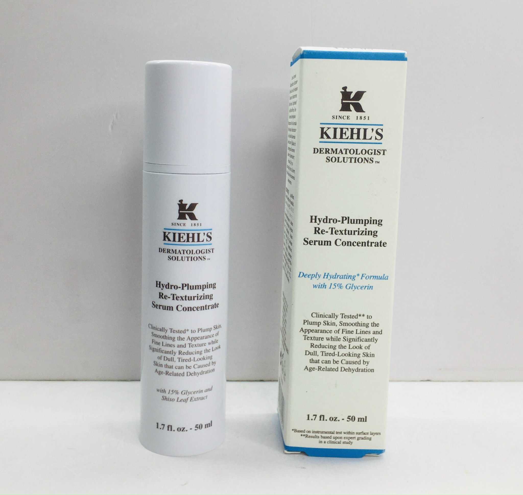 Tinh chất Kiehl's cấp nước tái tạo da Kiehl's Hydro Plumping Re Texturizing Serum Concentrate-Made in USA