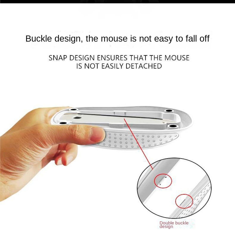 Junglepia Magic Mouse phụ kiện Mouse cơ sở Chuột công thái học Grip hỗ trợ Ergonomic 3D in ấn nâng cao cơ sở thiết kế vỏ Ốp tích hợp sạc dự phòng cho Apple Magic Mouse Dock PC