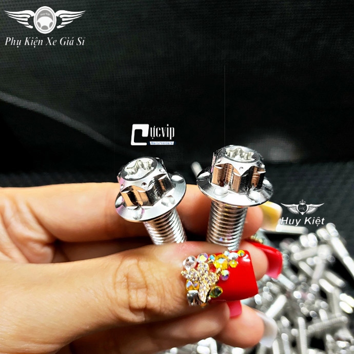 Ốc salaya inox 304 8li, 10li chiều dài đầy đủ các size