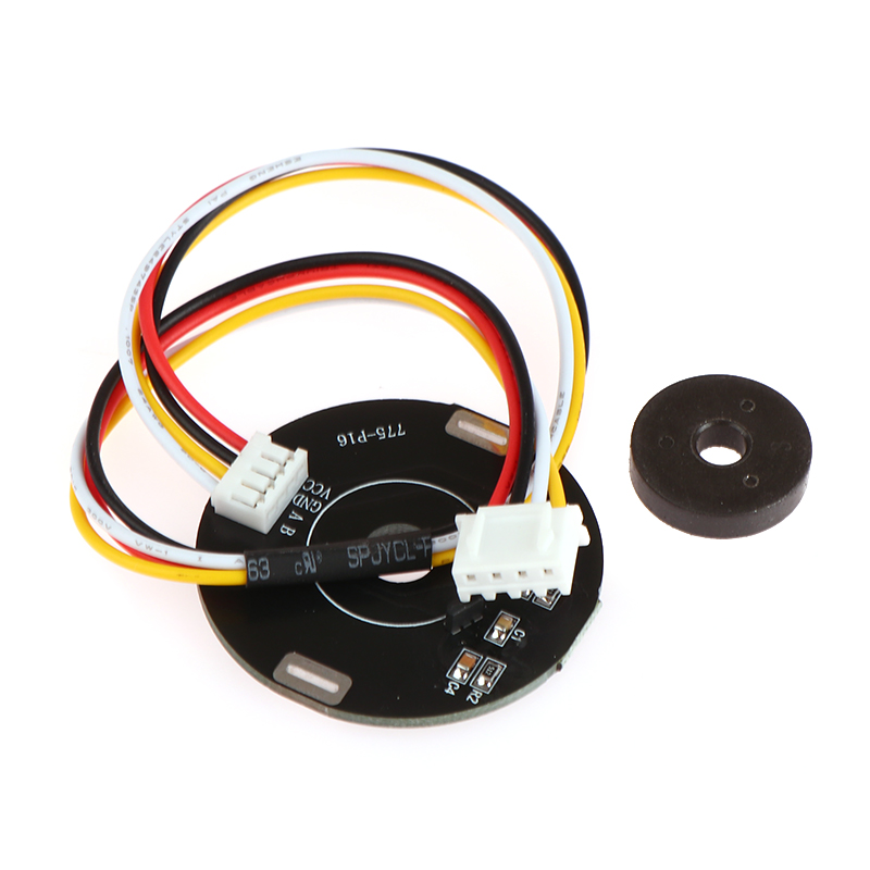 775-P16 Double Hall Magnet Encoder Code Plate Magnetic Induction Rotation Speed Direction Sensor Use To 775 DC Gear Motor. 