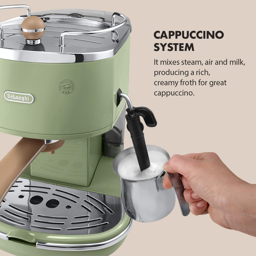 Máy Pha Cà Phê Tự Động Delonghi ECOV311.GR, Delonghi Nespresso Coffee Maker, Máy Pha Cafe, Cappuccino, Espresso Tại Nhà, Coffee Machine, 15 Bar, Nhập Khẩu, Bảo Hành 12 Tháng