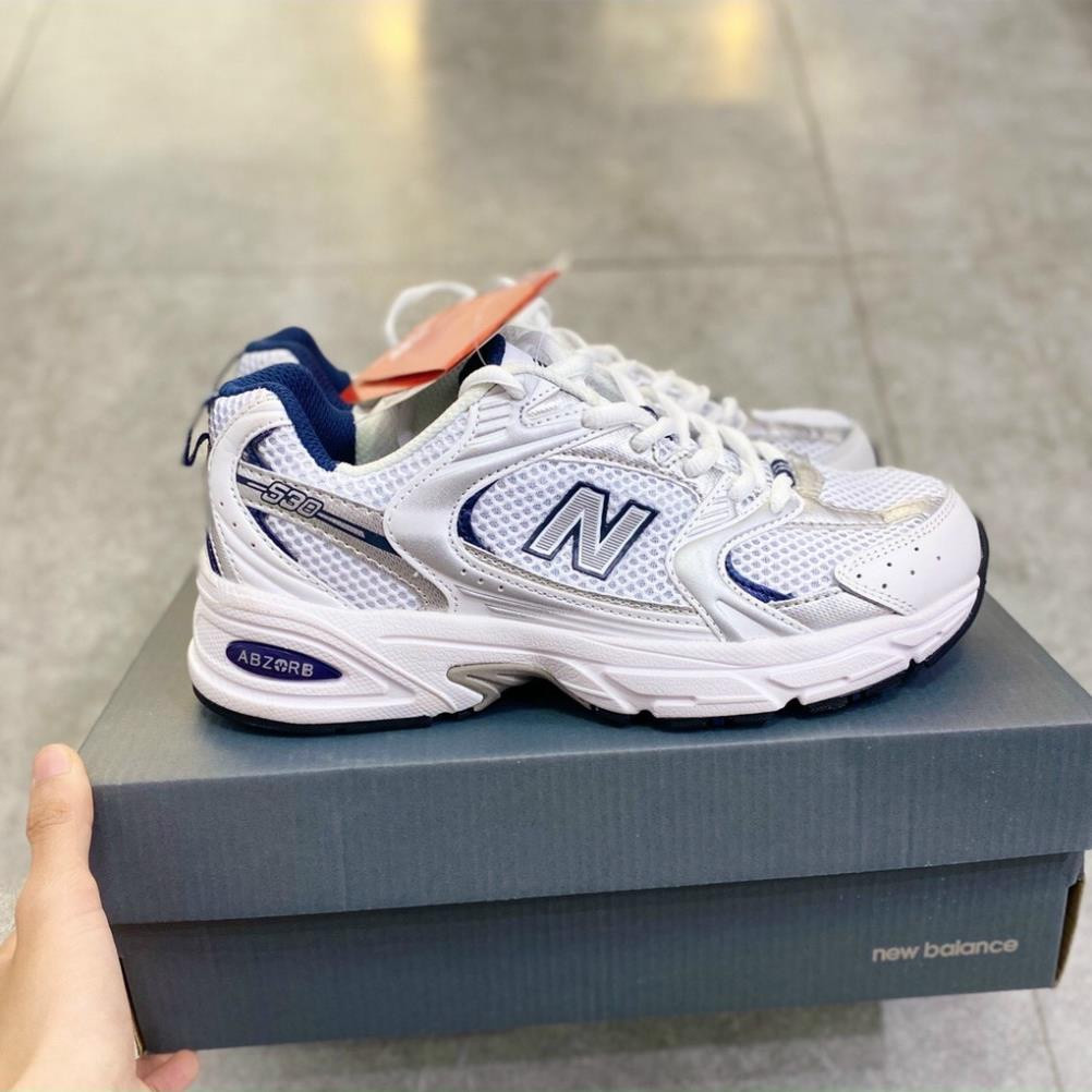 Giày Sneaker Thể Thao NB530 Bạc SC (Fullbox+bill+tất+tag+phụ kiện đi kèm)