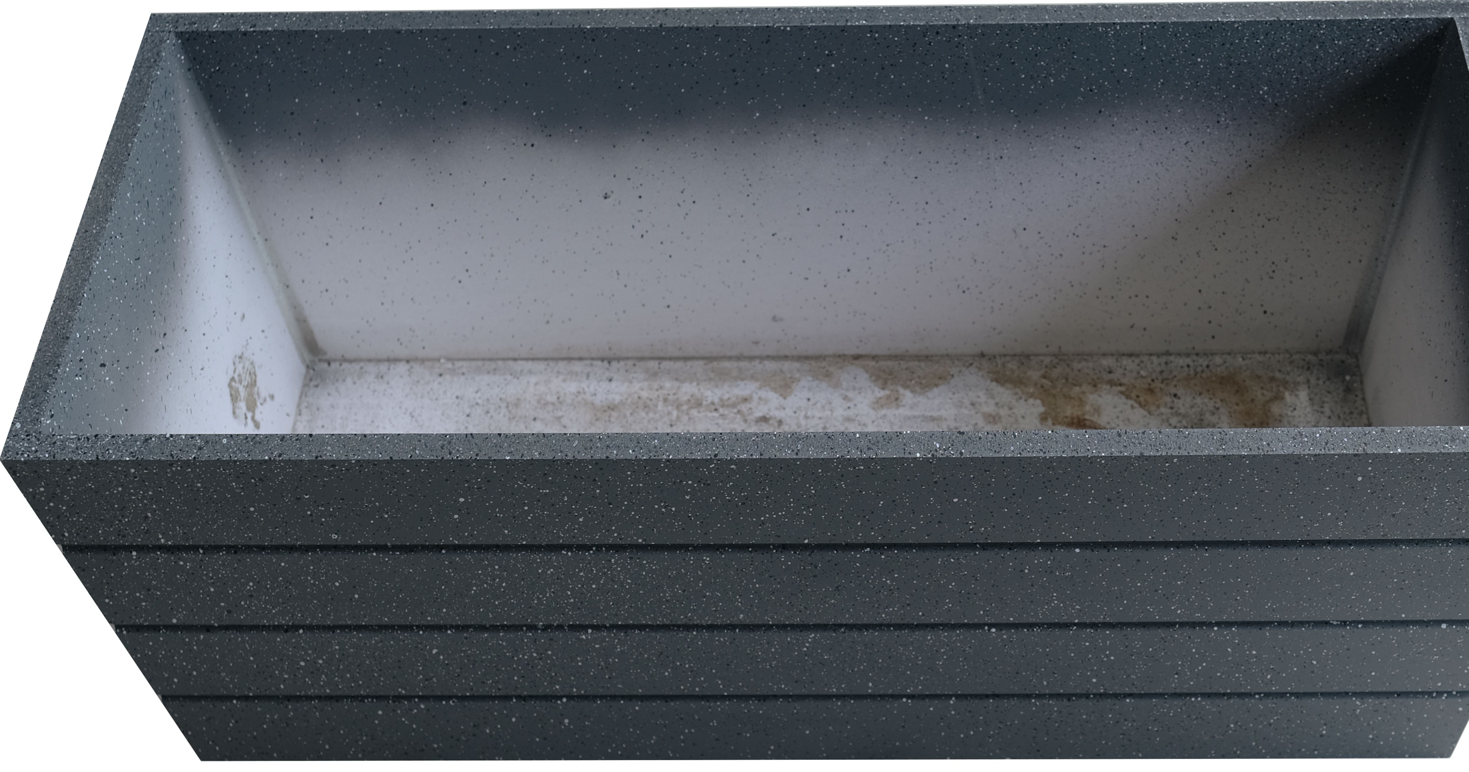 Chậu composite hình chữ nhật 50*20*25 ( màu giả đá) Home Việt