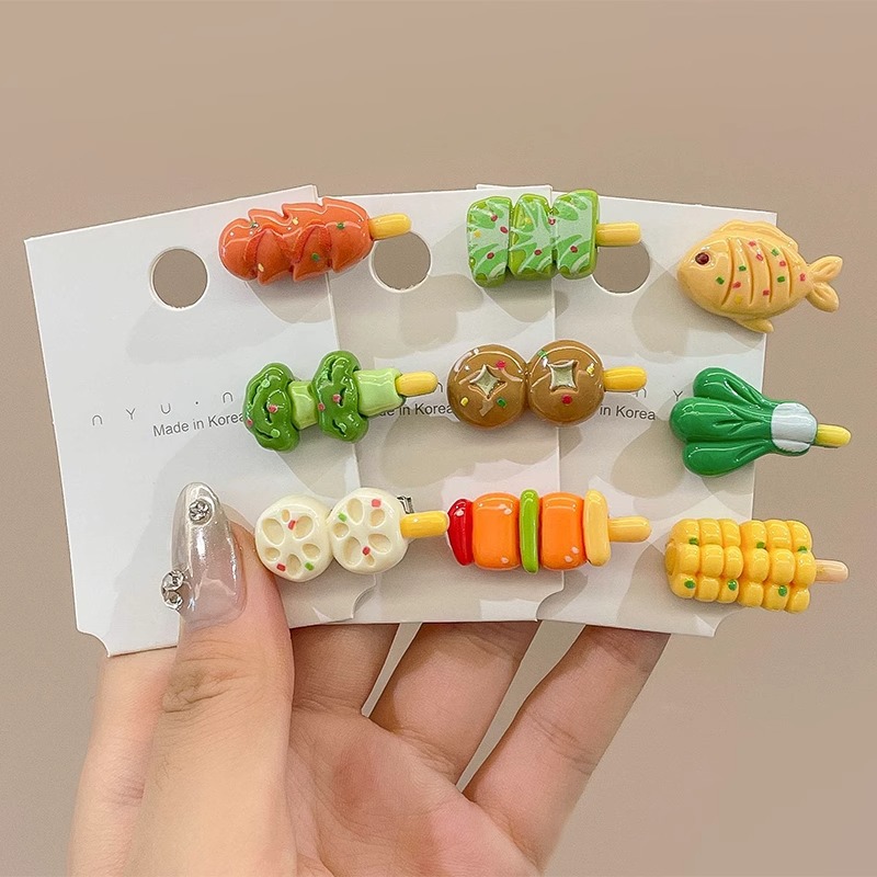 Kẹp tóc mái đồ ăn siêu đáng yêu KM97
