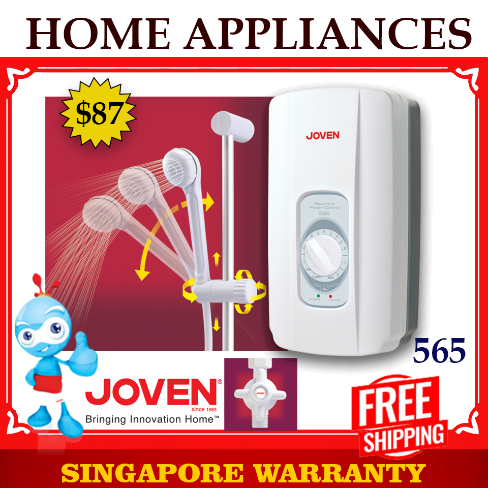 Joven water heater 565 Instant Shower Heater Free delivery Promotion Offer  | Lazada Singapore