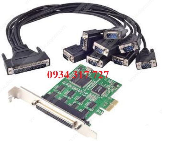 Card PCI-e to 2 cổng, 4 cổng, 8 cổng Com (RS232) SYBA cao cấp